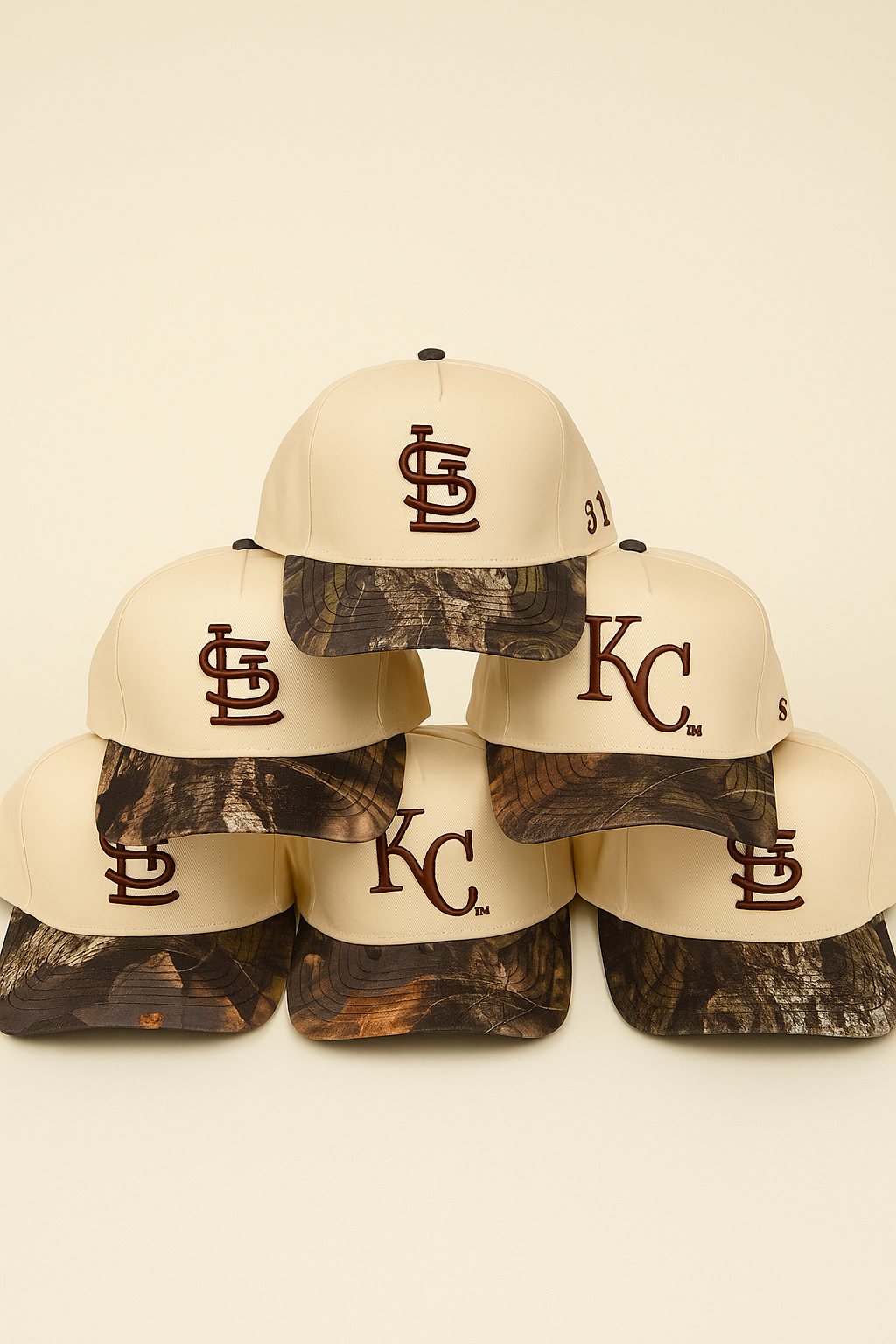 KC Cream/Real Tree Edge Camo Snapback Hat