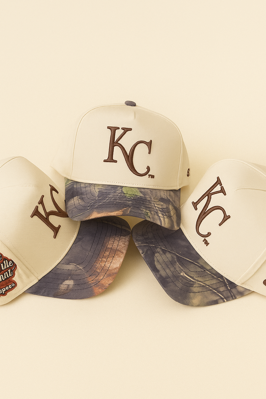 KC Cream/Real Tree Edge Camo Snapback Hat